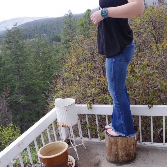 Bell-bottom 7 For All Mankind Size 28 - Picture 8 of 15